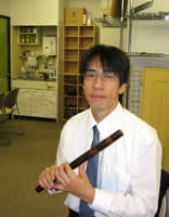 愛知県名古屋の和楽器スクール・講座の邦楽ラウンジ　竜笛/講師：青山傳（名古屋雅楽会会長）